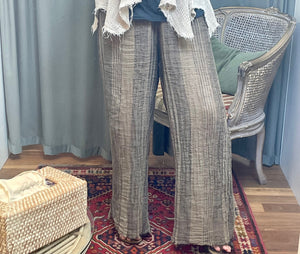 La Bottega Di Brunella - Pantalone Rock - Fossil.   On Sale