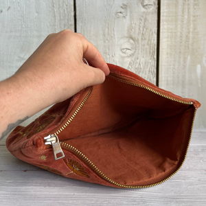 Peace Velvet Pouch