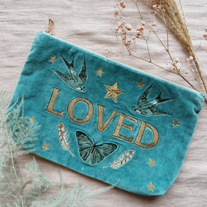 Loved Velvet Pouch