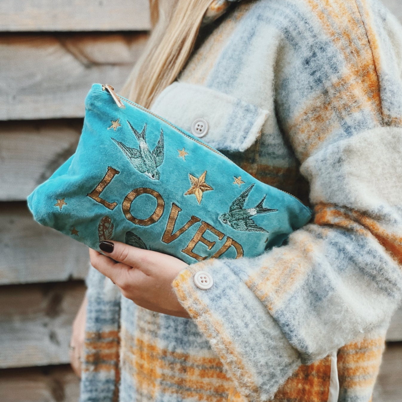 Loved Velvet Pouch