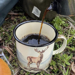 Enamel Camping Mug Wild Deer