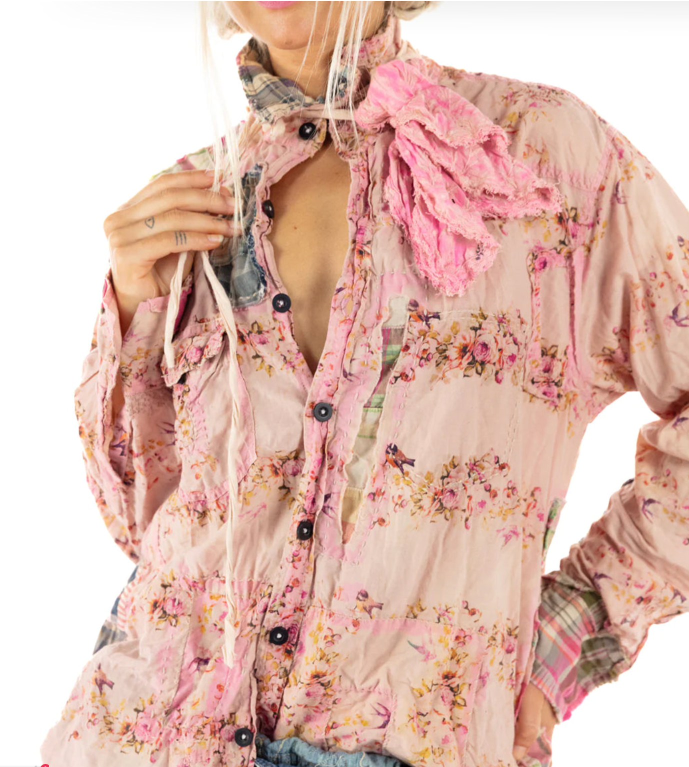 Magnolia Pearl .... Floral Kelly Western Shirt
