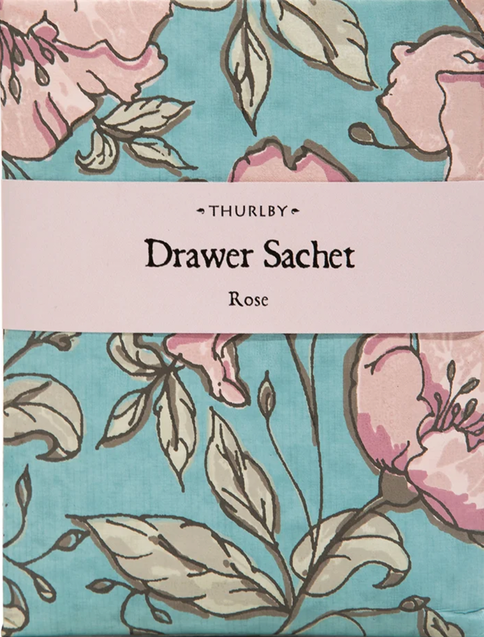 Thurlby Drawer Sachet in Rose or Sandalwood