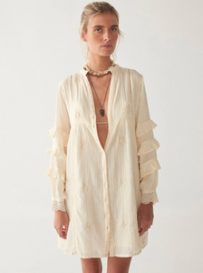 Maison Hotel  Lutetia Dress - Menorca Ecru.  On Sale