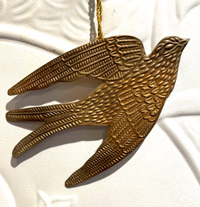 filigree metal swallows