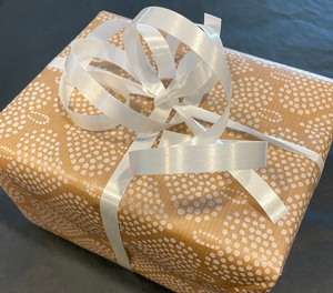 hearts wrapping paper