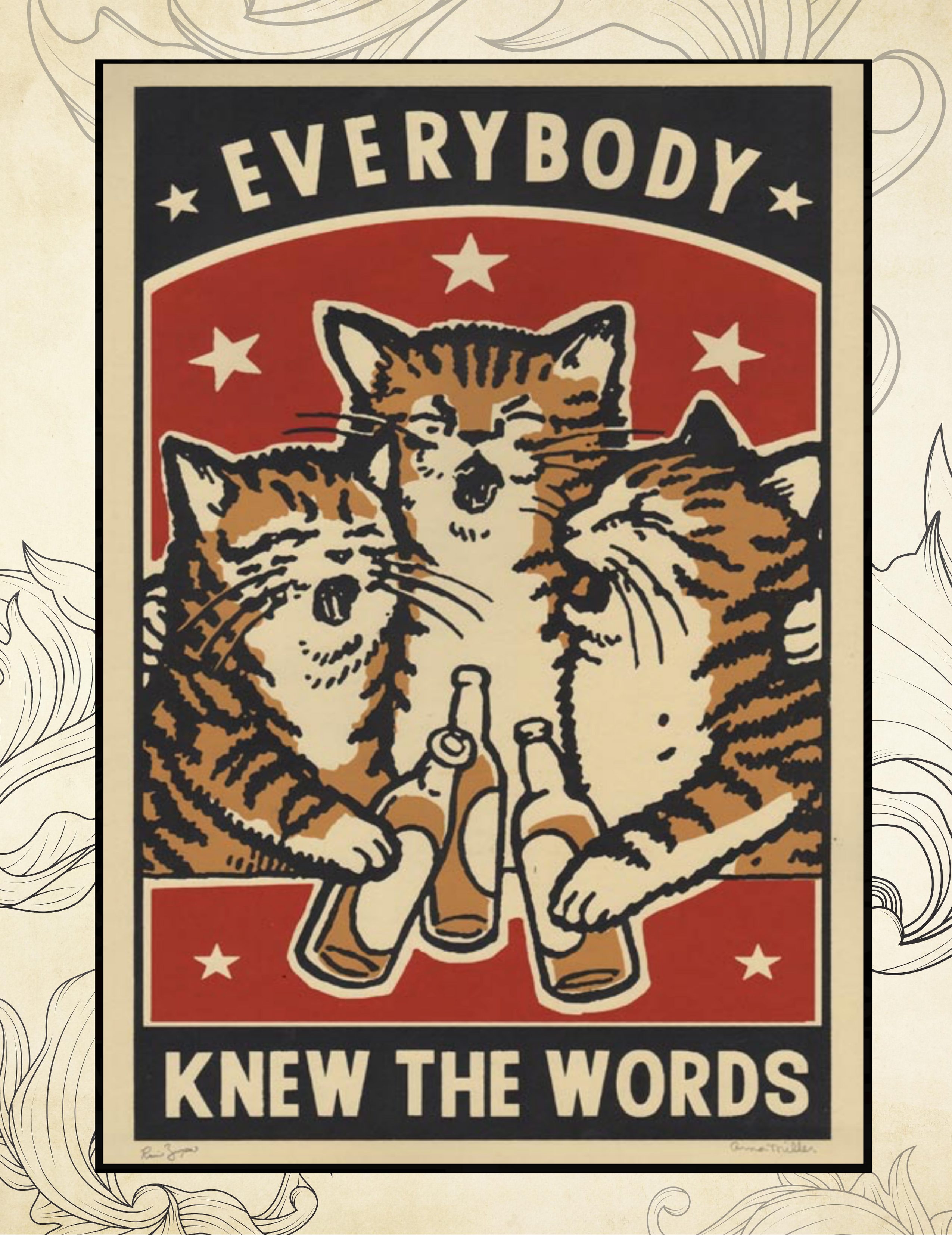 Everybody knew the words....