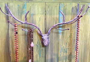 rustic deer wall hook