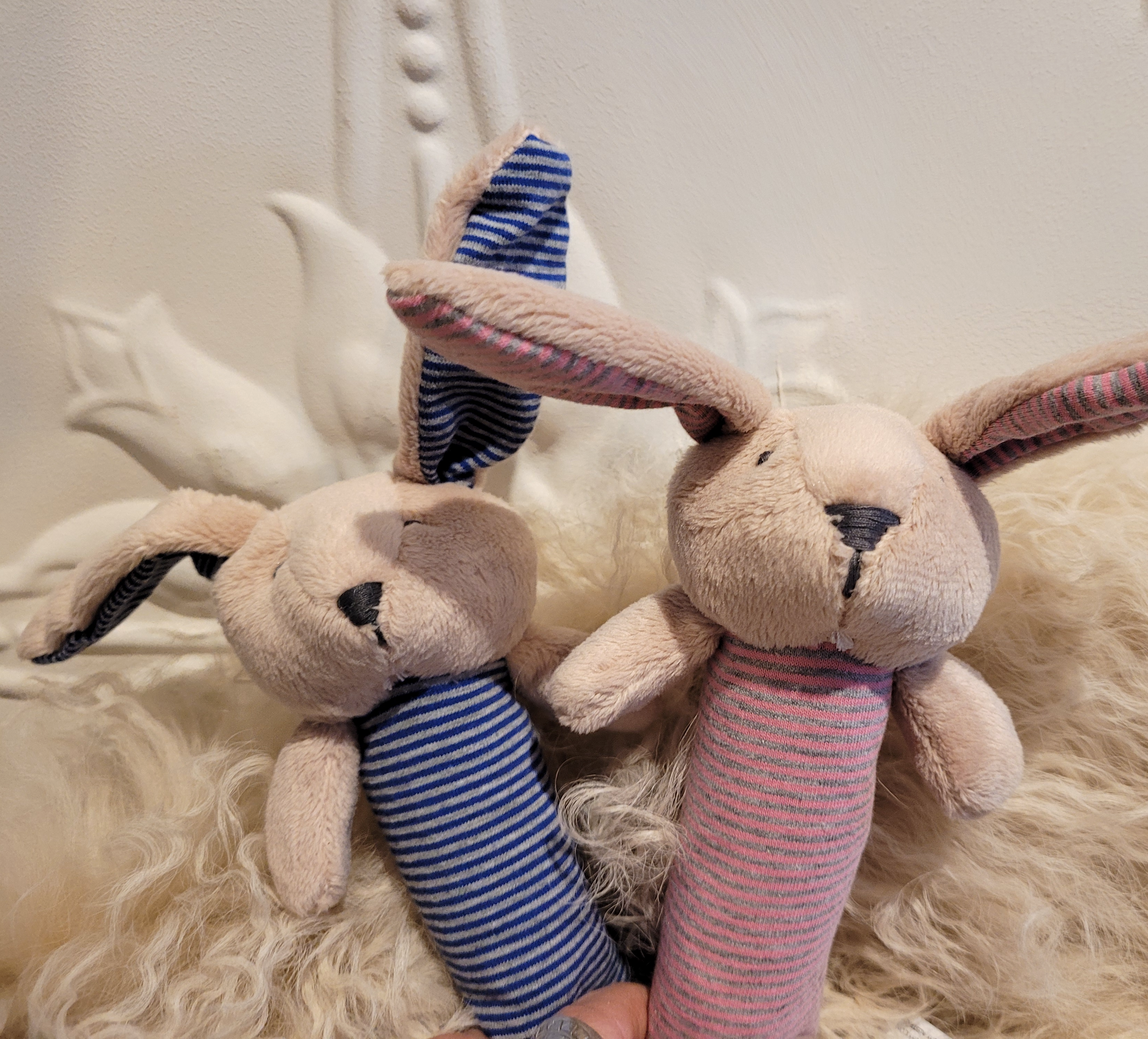 Rattle ~ blue bunny