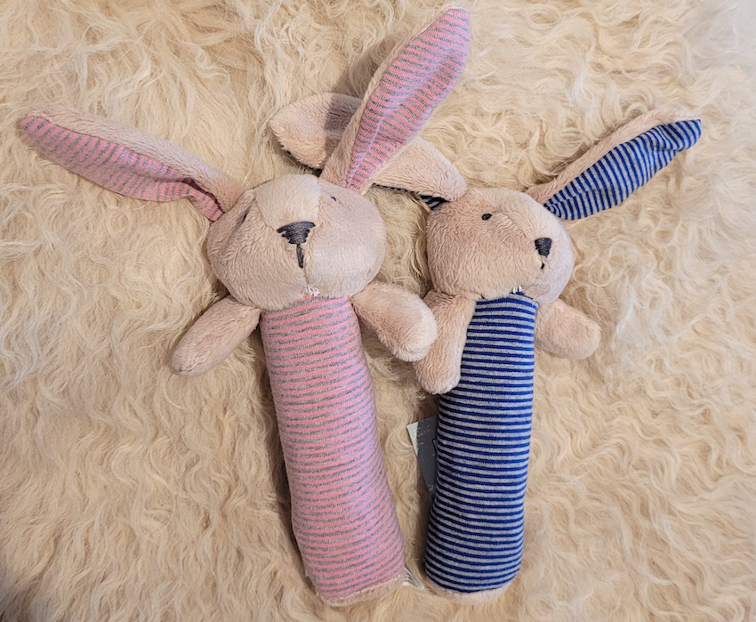 Rattle ~ pink bunny
