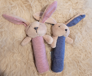 Rattle ~ pink bunny